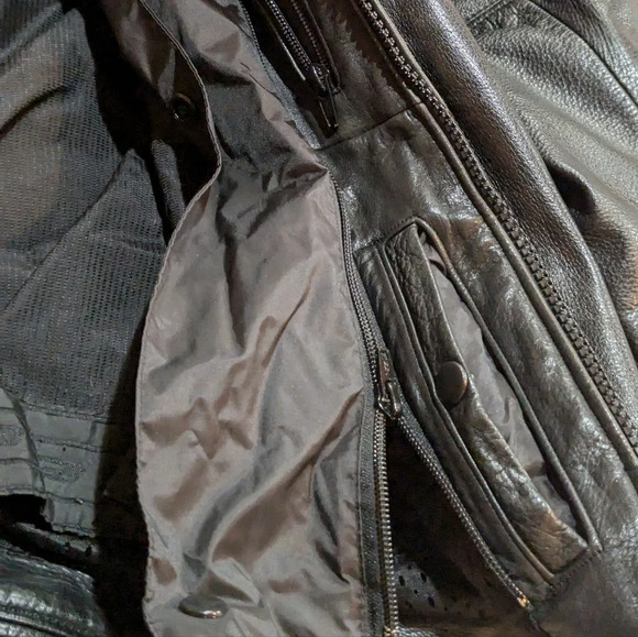 HARLEY DAVIDSON FXRG Leather Jacket Medium - Picture 13 of 13